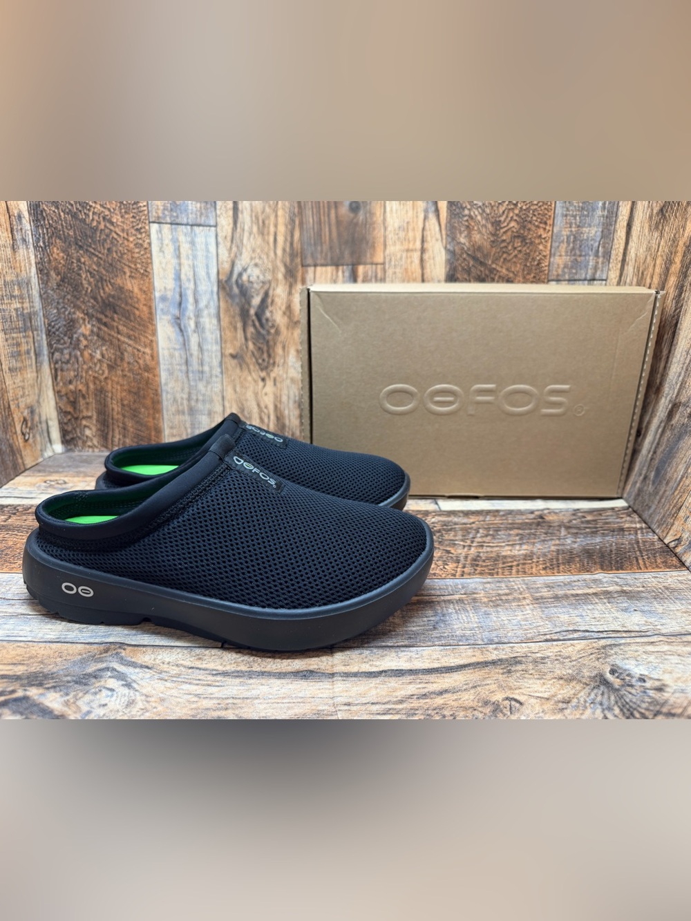 NEW OOFOS Oocoozie Sport Mule Women’s Orthopedic Slip On Sandals US Size 6
